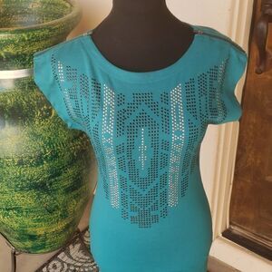 Slim fit embellished dress 